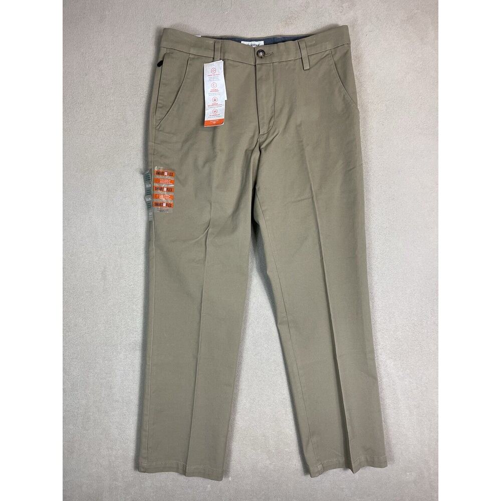 Dockers Pants Mens 32x30 Brown Workday Khaki Classic Fit Casual NWT